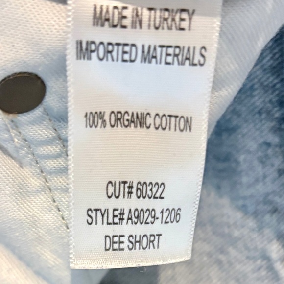 RARE ✨ Agolde Dee Vintage High Rise | Blue Denim Shorts | Sz 28 - Picture 6 of 6